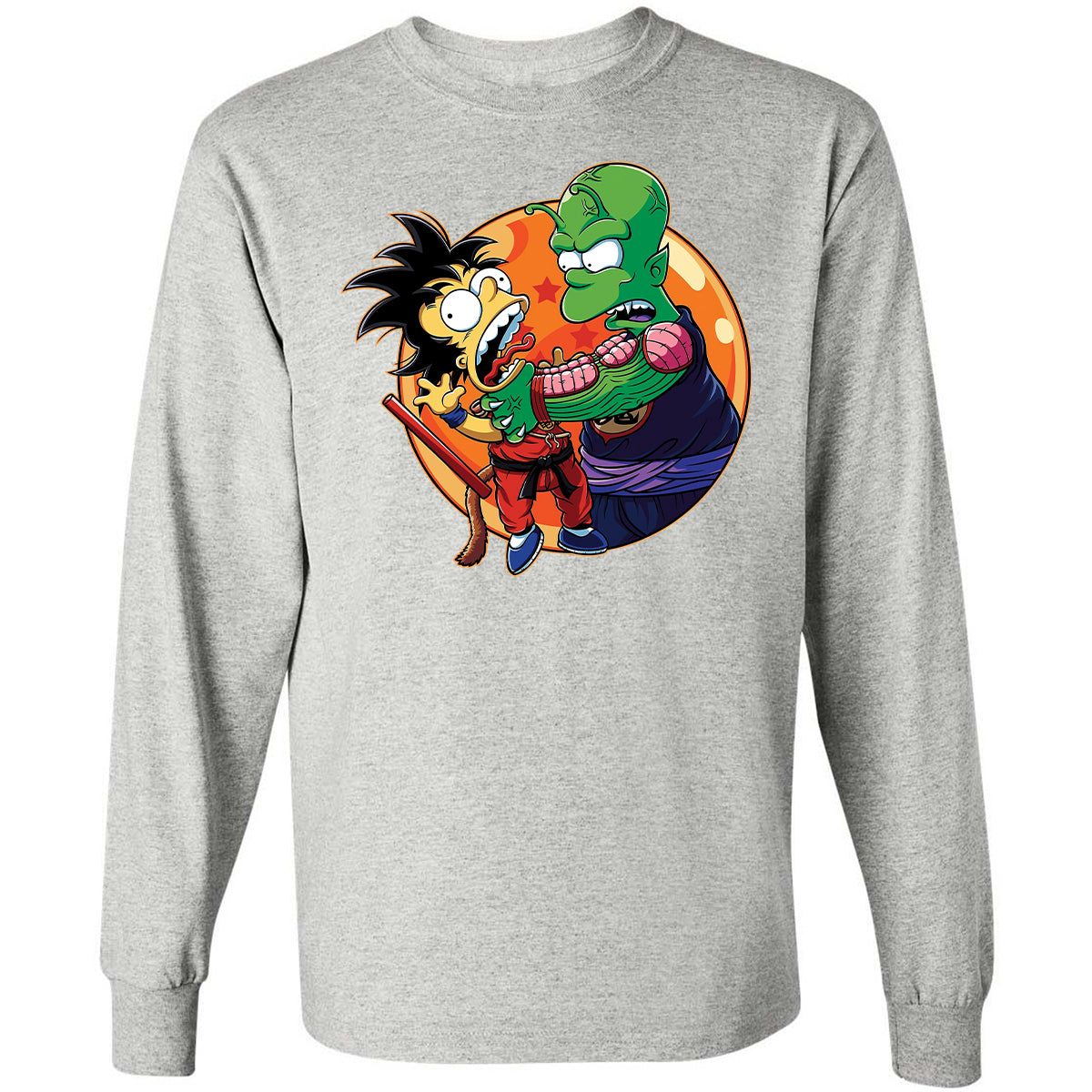 Long Sleeve T-Shirt - LDUVPF6Q - Ash - 7