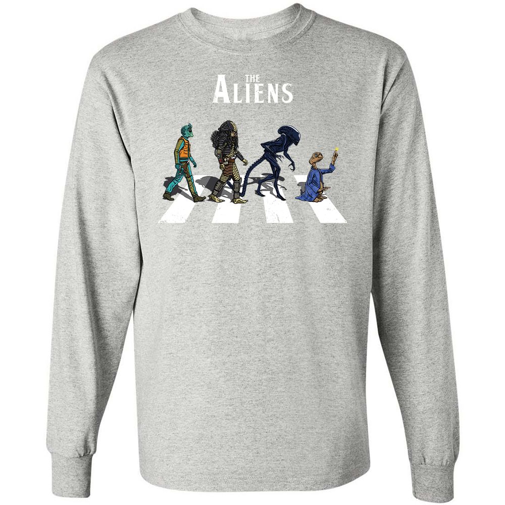 Long Sleeve T-Shirt - 31XKTG31 - Ash - 7
