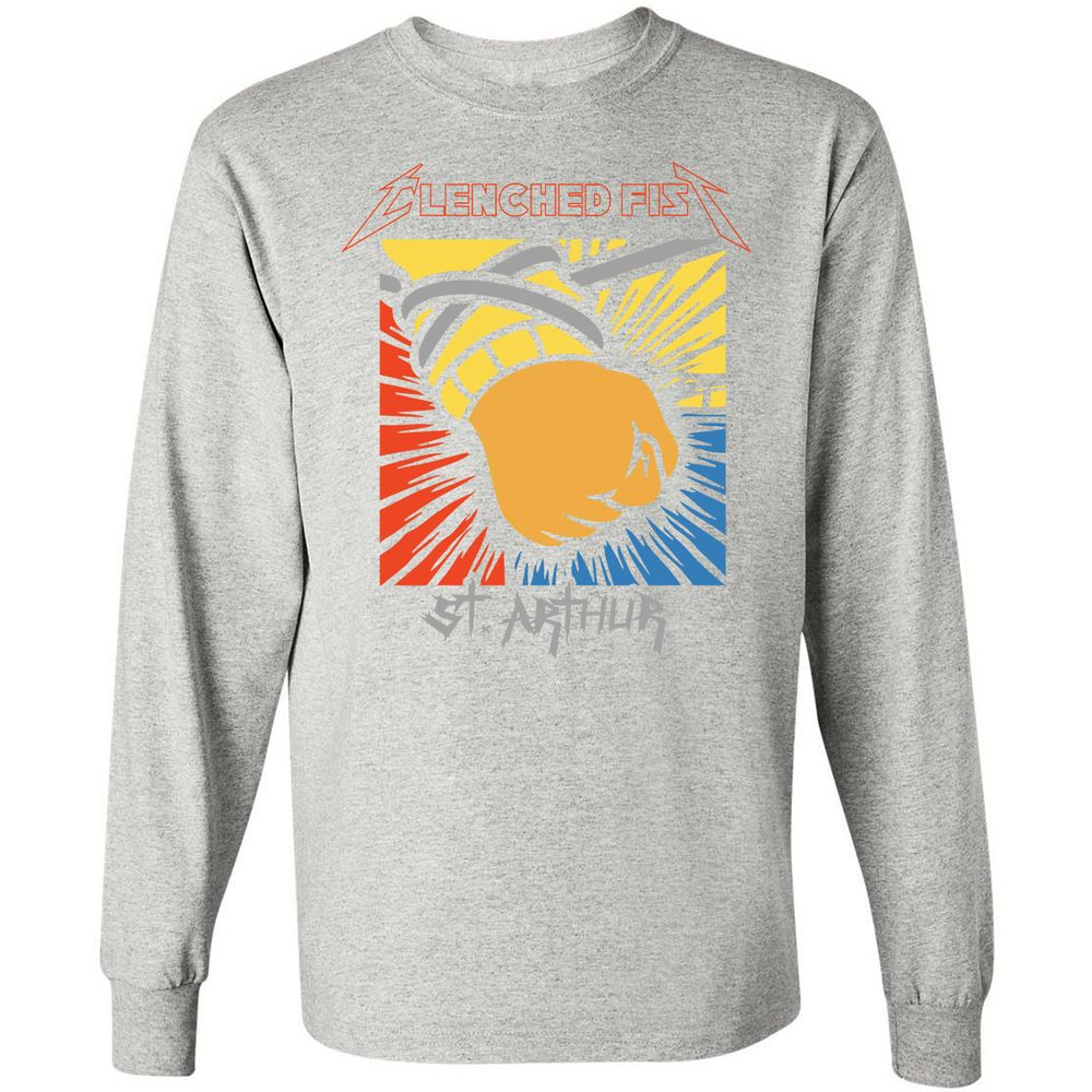 Long Sleeve T-Shirt - BT5PZAZY - Ash - 7