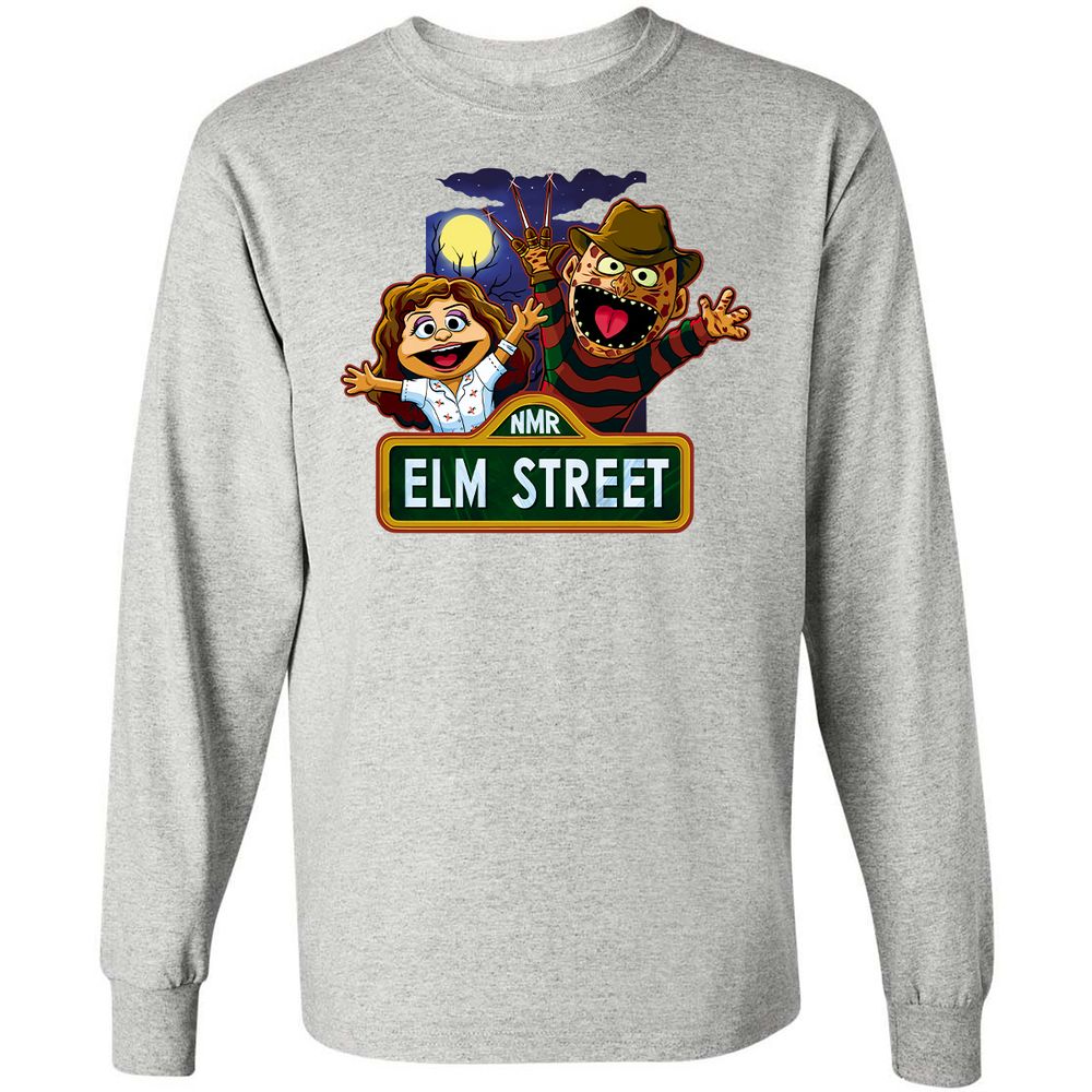 Long Sleeve T-Shirt - KQDXMP2S - Ash - 7