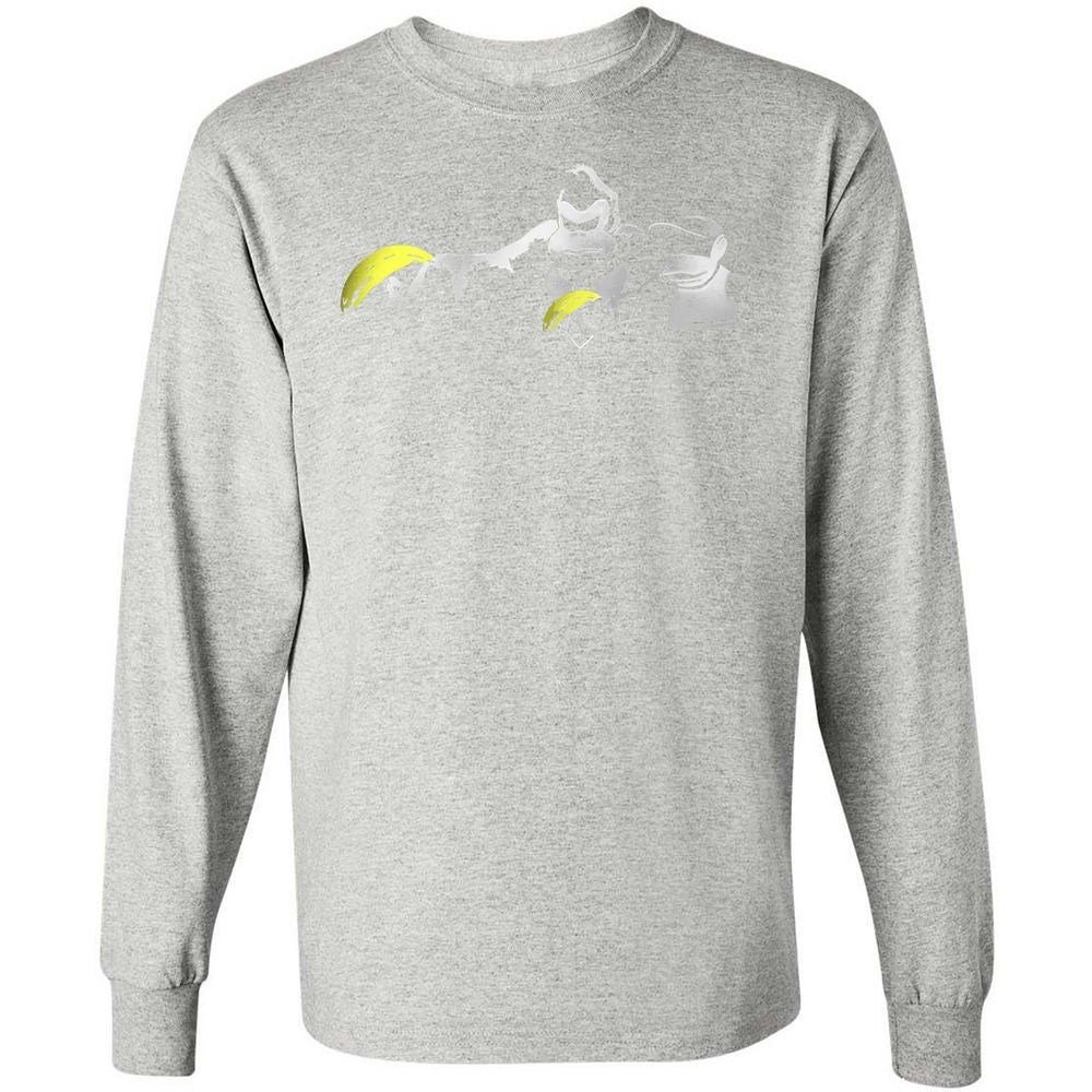 Long Sleeve T-Shirt - 7ZB3SP3F - Ash - 7