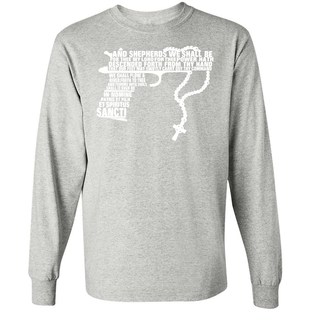 Long Sleeve T-Shirt - P5L9X959 - Ash - 7