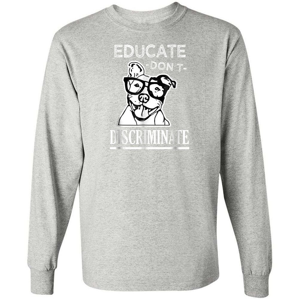Long Sleeve T-Shirt - 1TJNDYQJ - Ash - 7