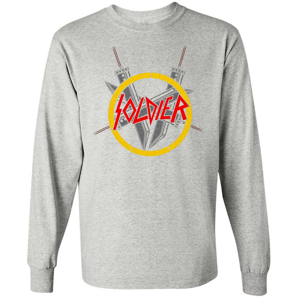 Long Sleeve T-Shirt - DXMPEDKM - Ash - 7