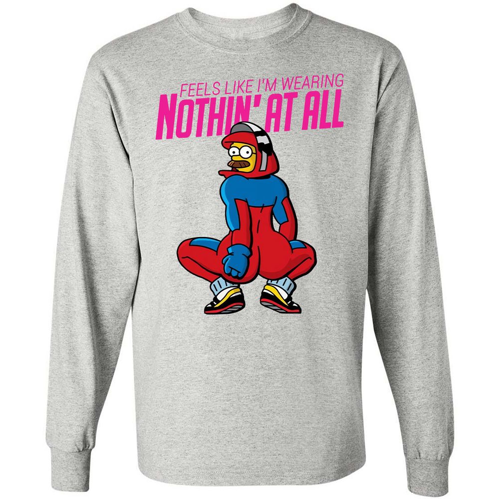 Long Sleeve T-Shirt - 4CGZLQFE - Ash - 7