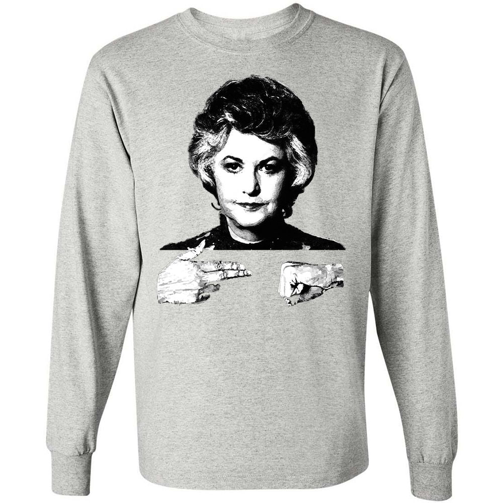 Long Sleeve T-Shirt - 76PDM9EG - Ash - 7