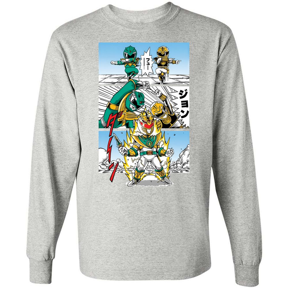 Long Sleeve T-Shirt - PFWEE8XE - Ash - 7