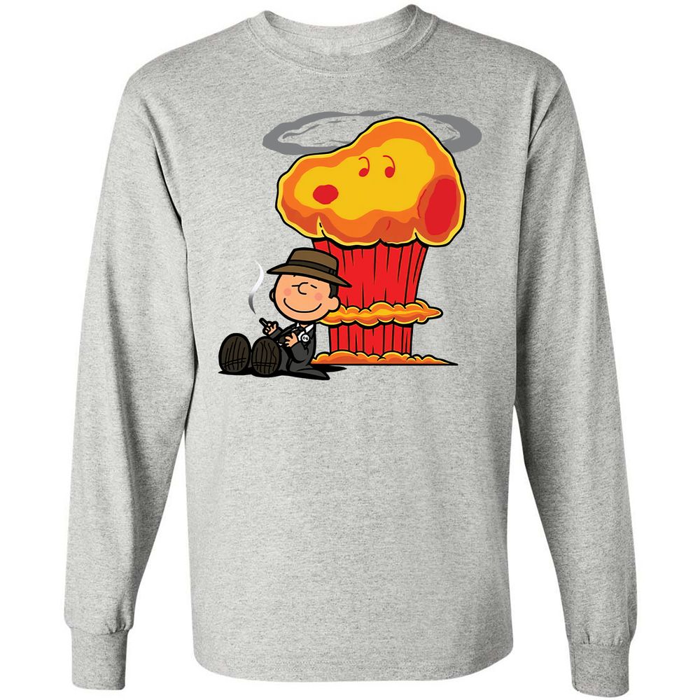 Long Sleeve T-Shirt - 3CUQQ5U8 - Ash - 7
