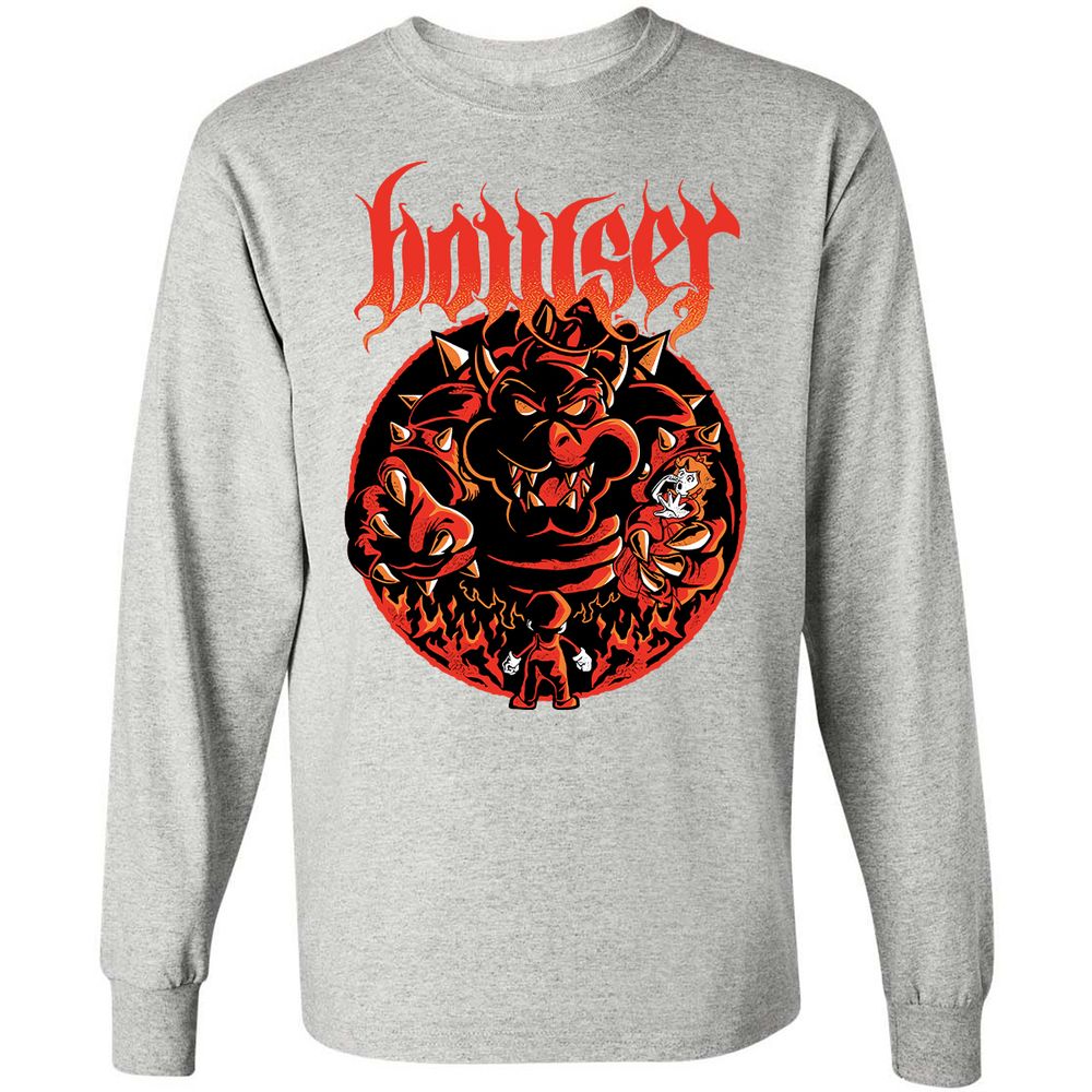 Long Sleeve T-Shirt - 4XCVGFJY - Ash - 7