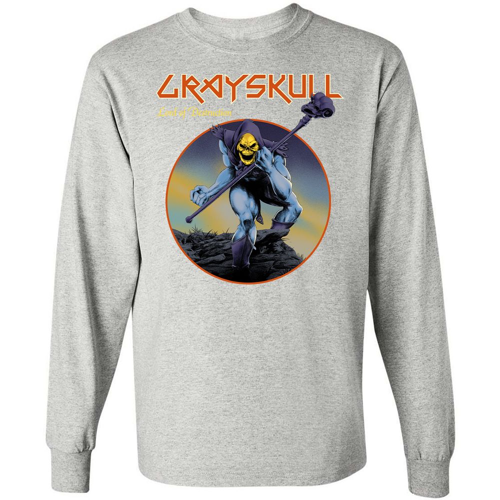 Long Sleeve T-Shirt - ZSJRW2TC - Ash - 7