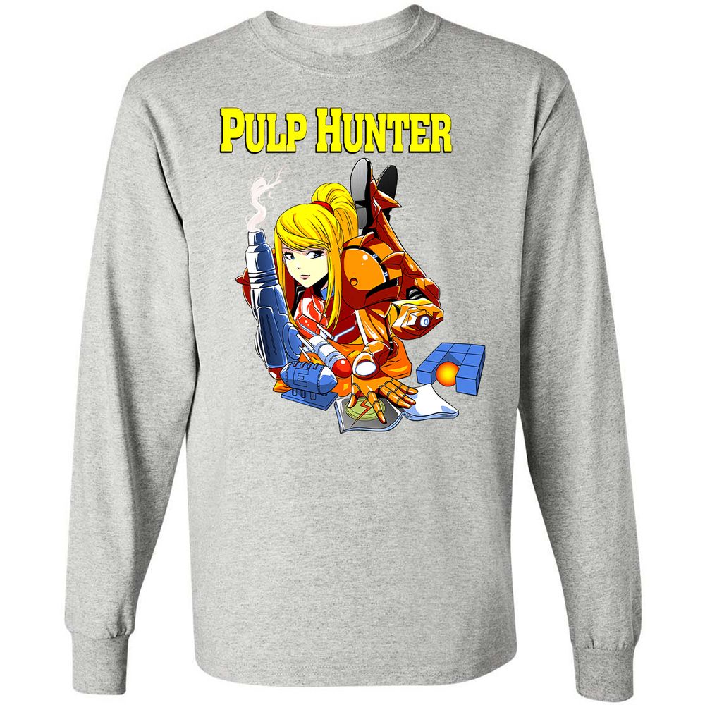 Long Sleeve T-Shirt - H9A6JD84 - Ash - 7