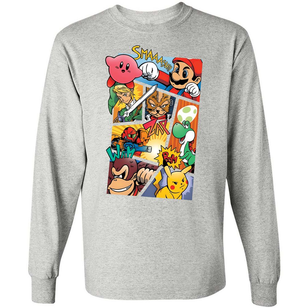 Long Sleeve T-Shirt - 7UTEJR31 - Ash - 7