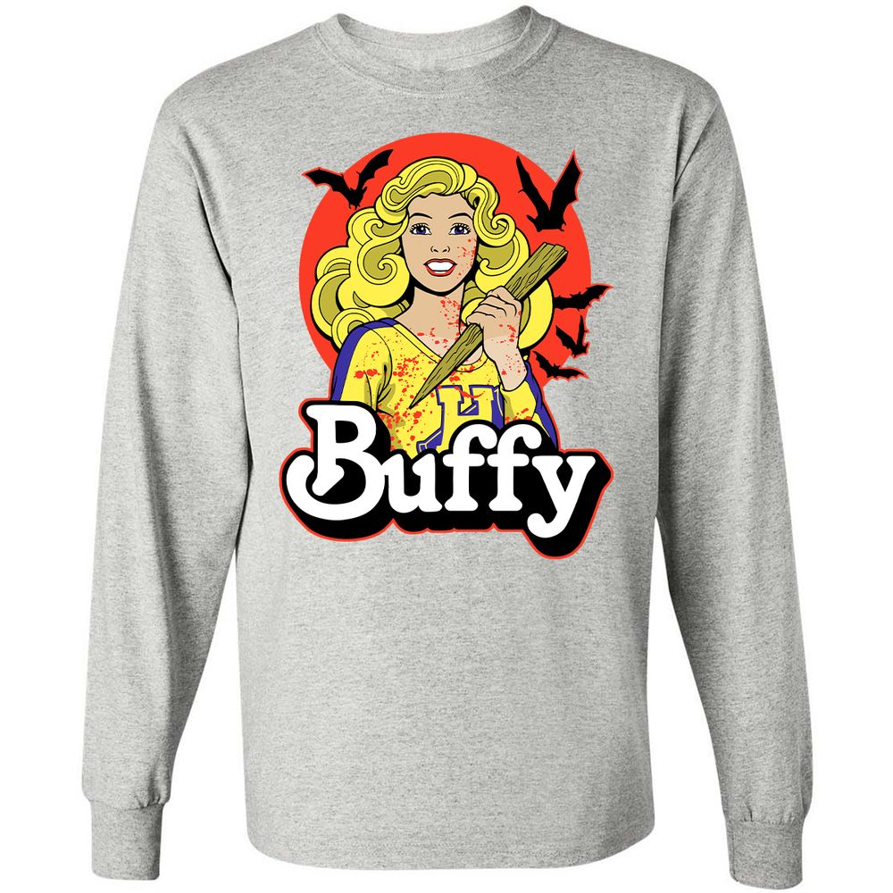 Long Sleeve T-Shirt - 9HU9FTLQ - Ash - 7