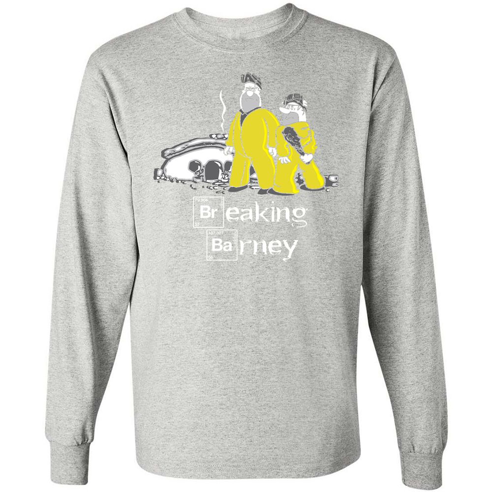 Long Sleeve T-Shirt - H6JNXX3G - Ash - 7