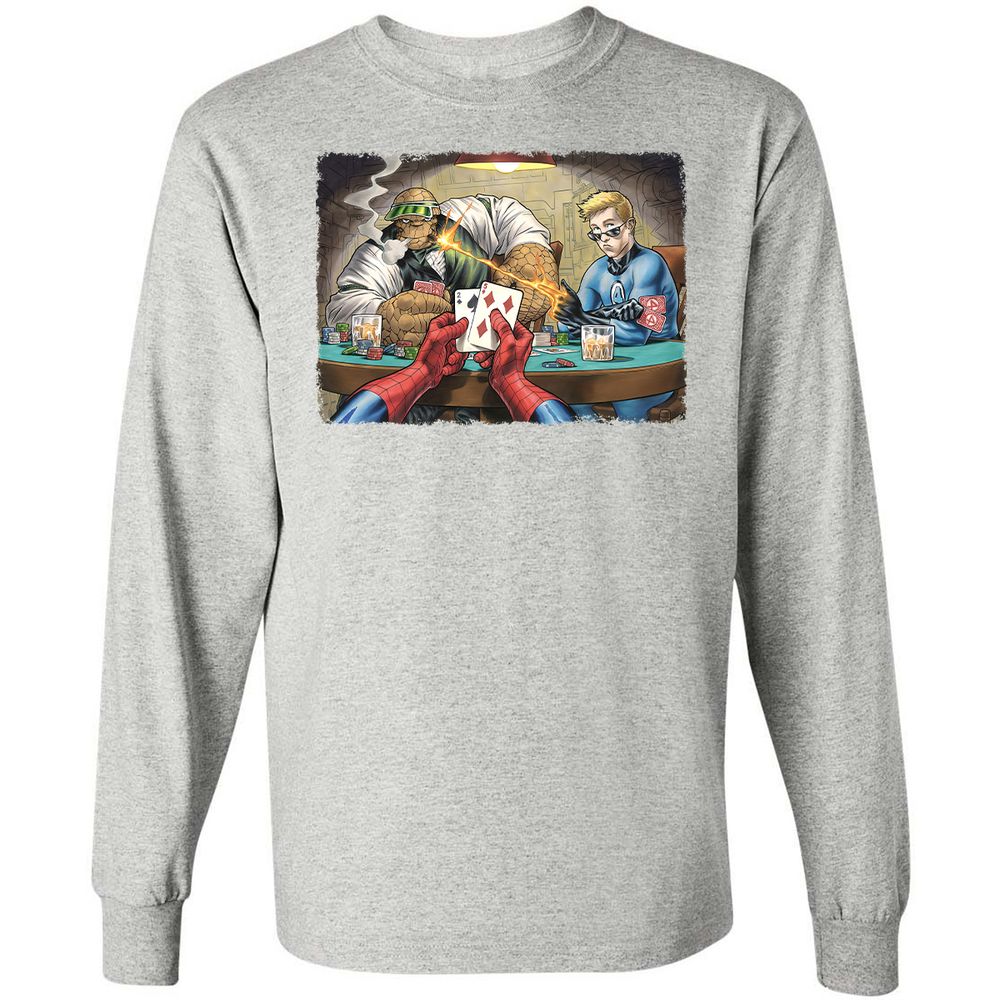 Long Sleeve T-Shirt - ZAZUC7XG - Ash - 7