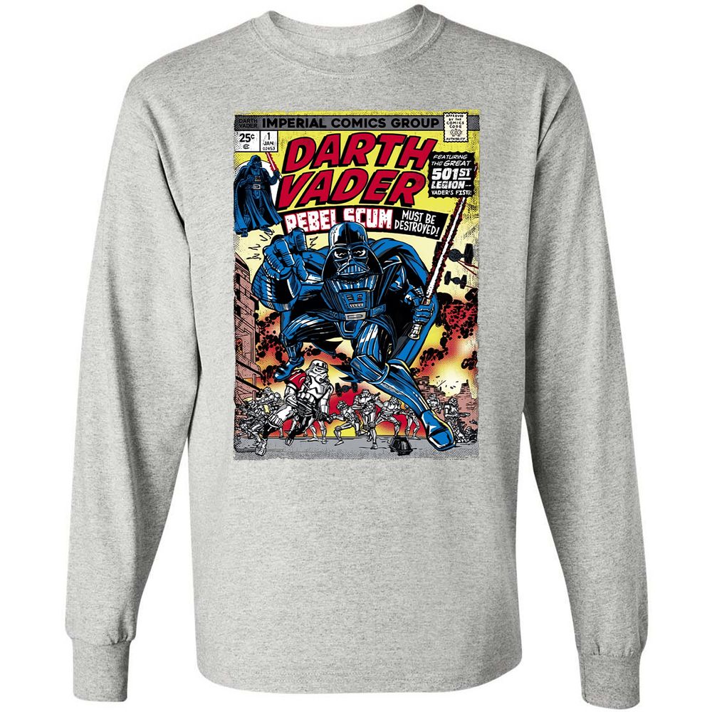 Long Sleeve T-Shirt - YBEEUHWB - Ash - 7