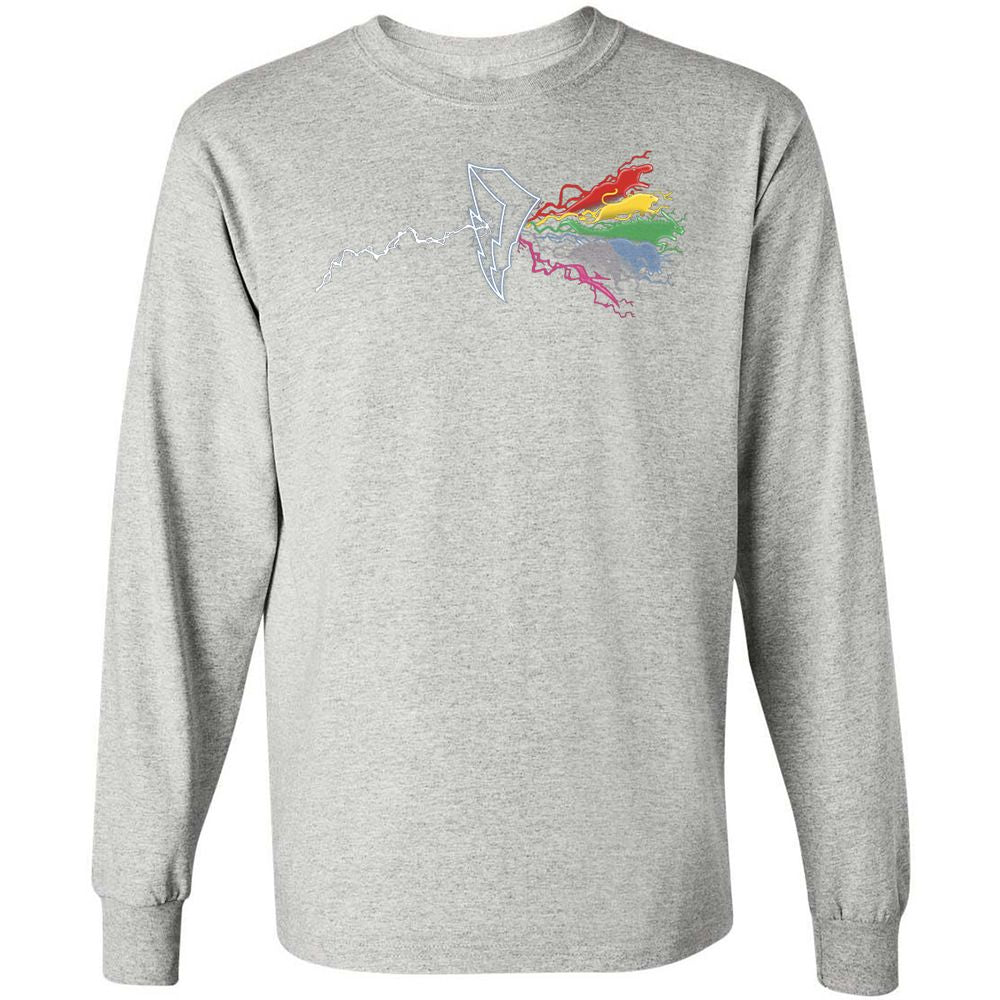 Long Sleeve T-Shirt - 2CVZQHXE - Ash - 7