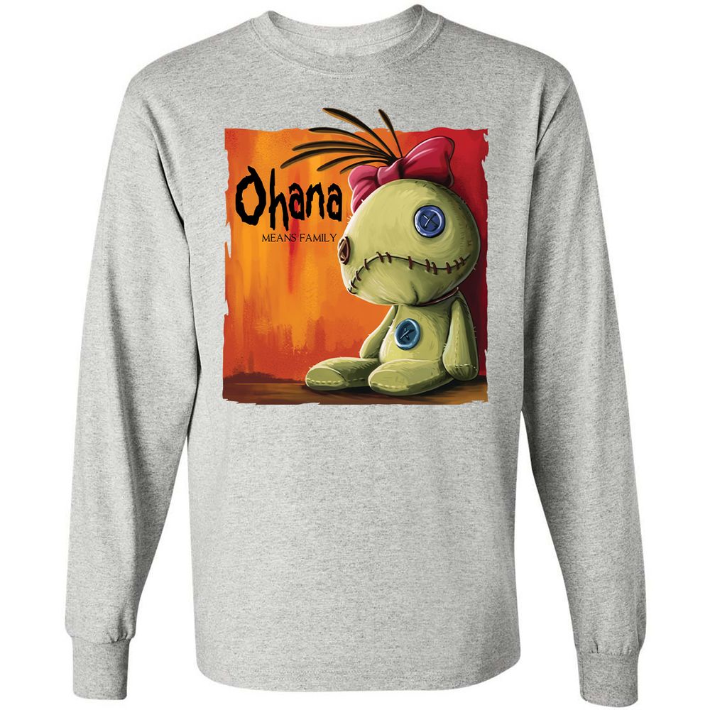 Long Sleeve T-Shirt - J7UUGSV3 - Ash - 7