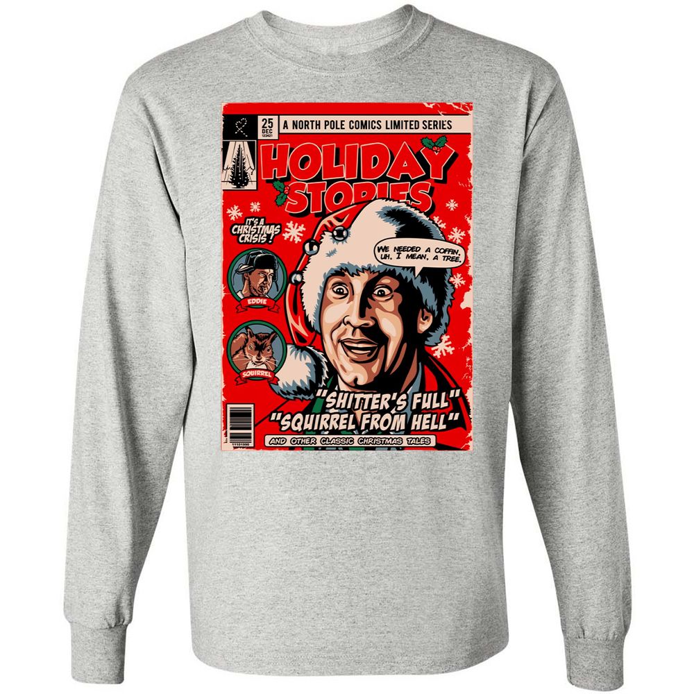 Long Sleeve T-Shirt - 8SQXNYMY - Ash - 7