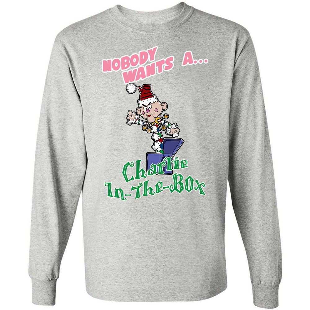 Long Sleeve T-Shirt - ZLJCRLLK - Ash - 7