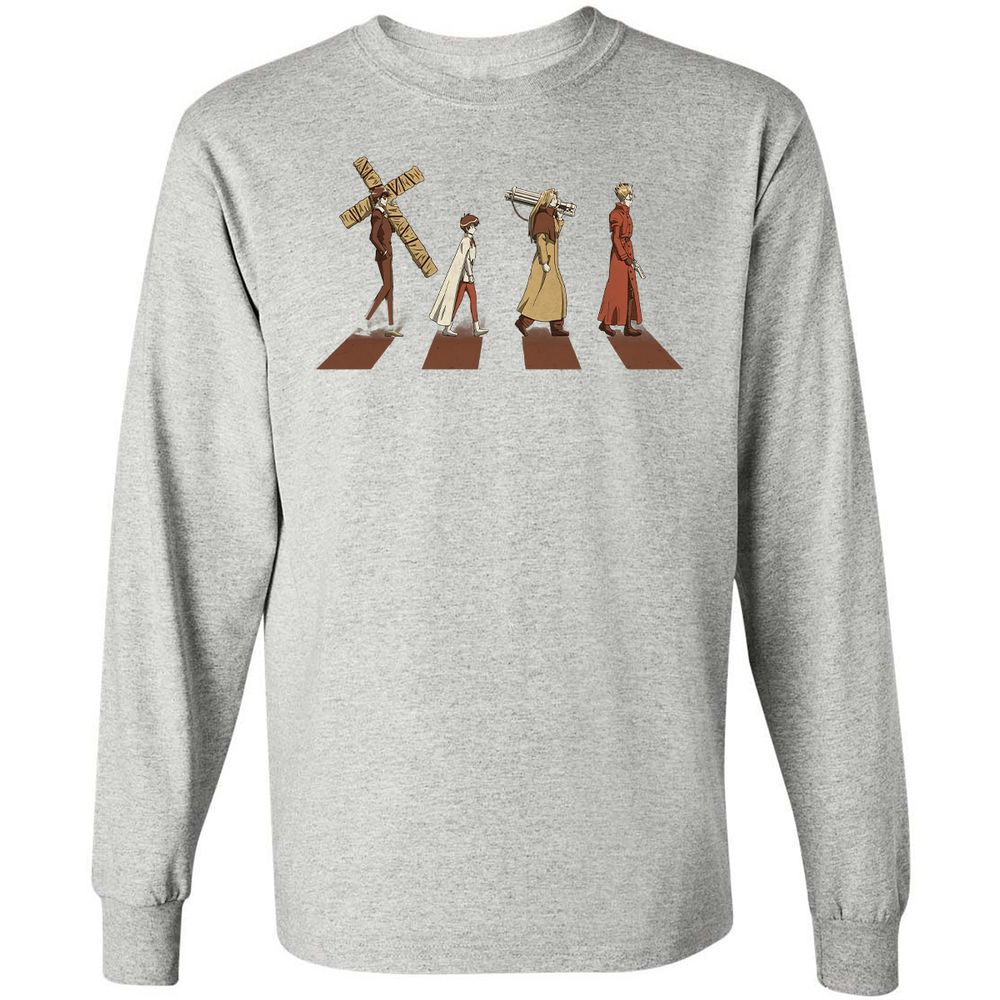 Long Sleeve T-Shirt - L3LJDMK7 - Ash - 7