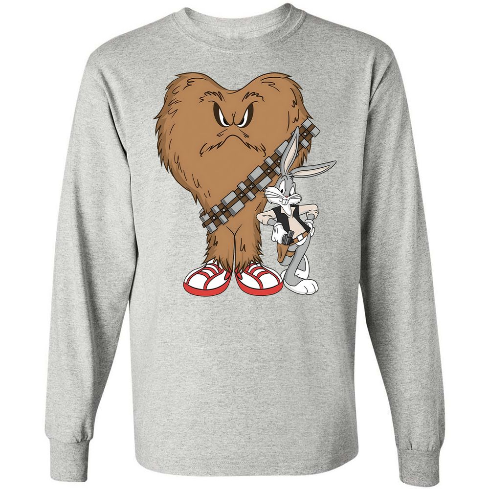 Long Sleeve T-Shirt - FYP5A8FZ - Ash - 7