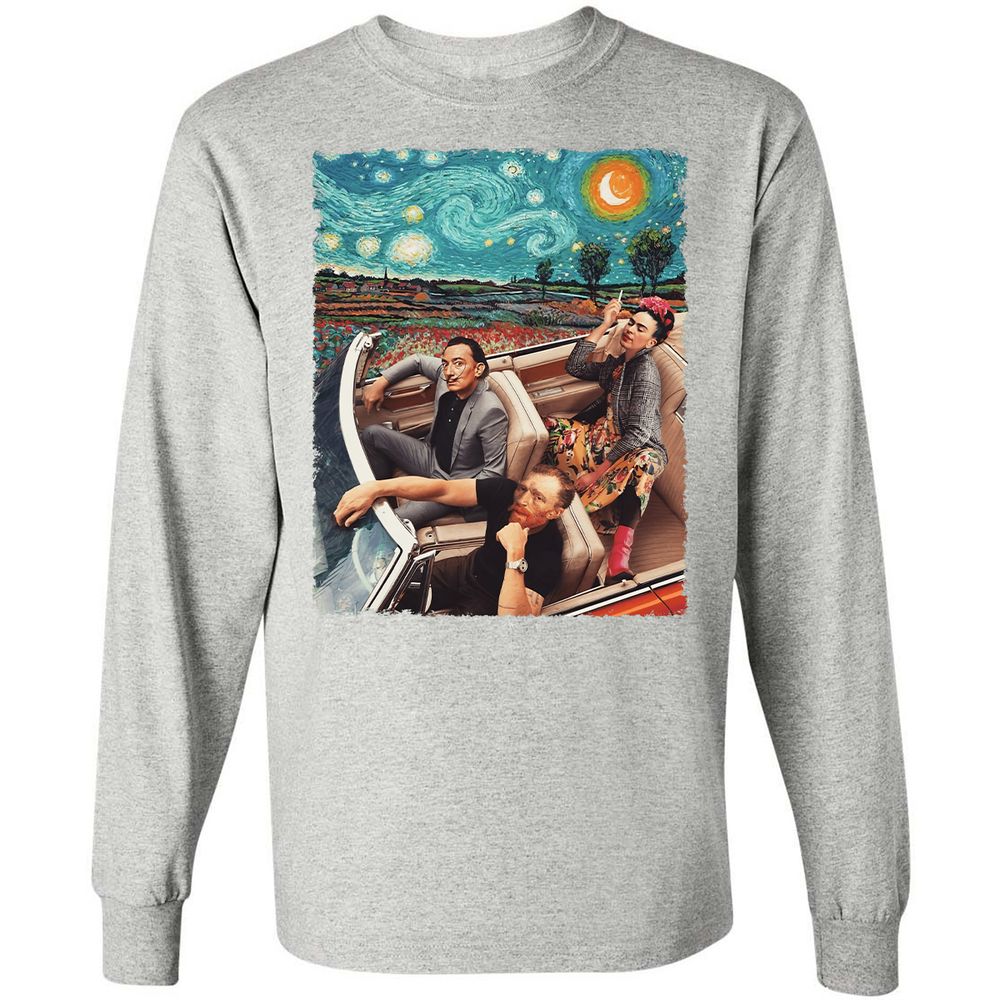 Long Sleeve T-Shirt - XDGHN79N - Ash - 7