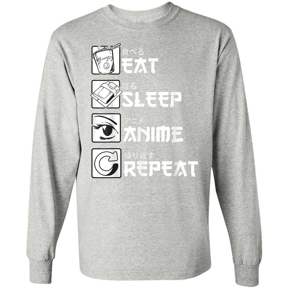 Long Sleeve T-Shirt - XR2PAX9W - Ash - 7