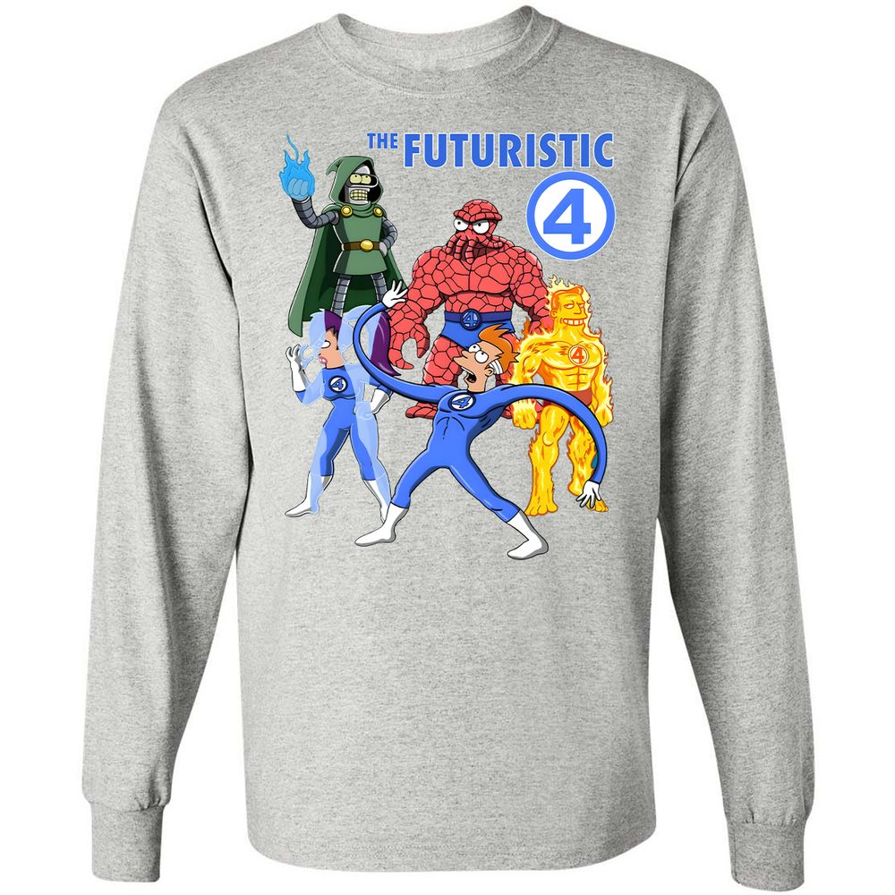 Long Sleeve T-Shirt - RXZ95WC1 - Ash - 7