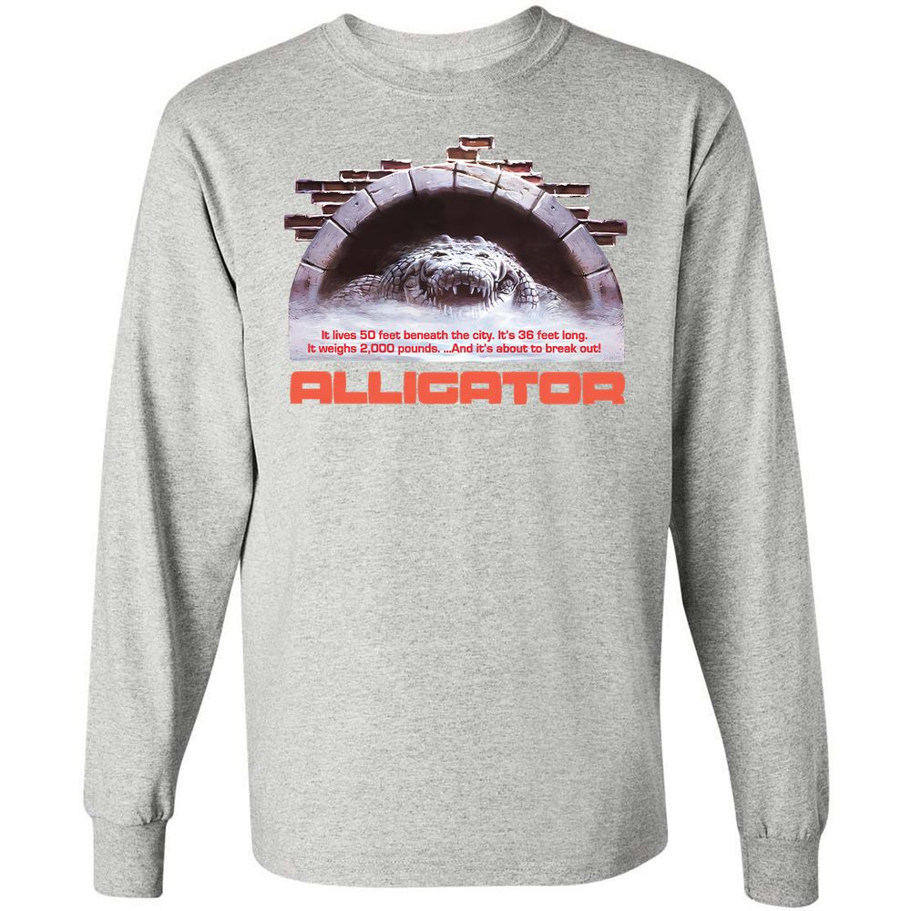Long Sleeve T-Shirt - 5TE8R4AL - Ash - 7