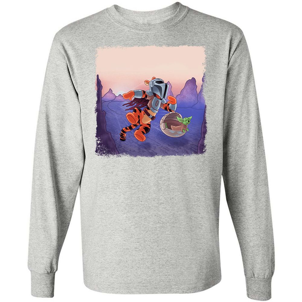 Long Sleeve T-Shirt - C4QABE1T - Ash - 7