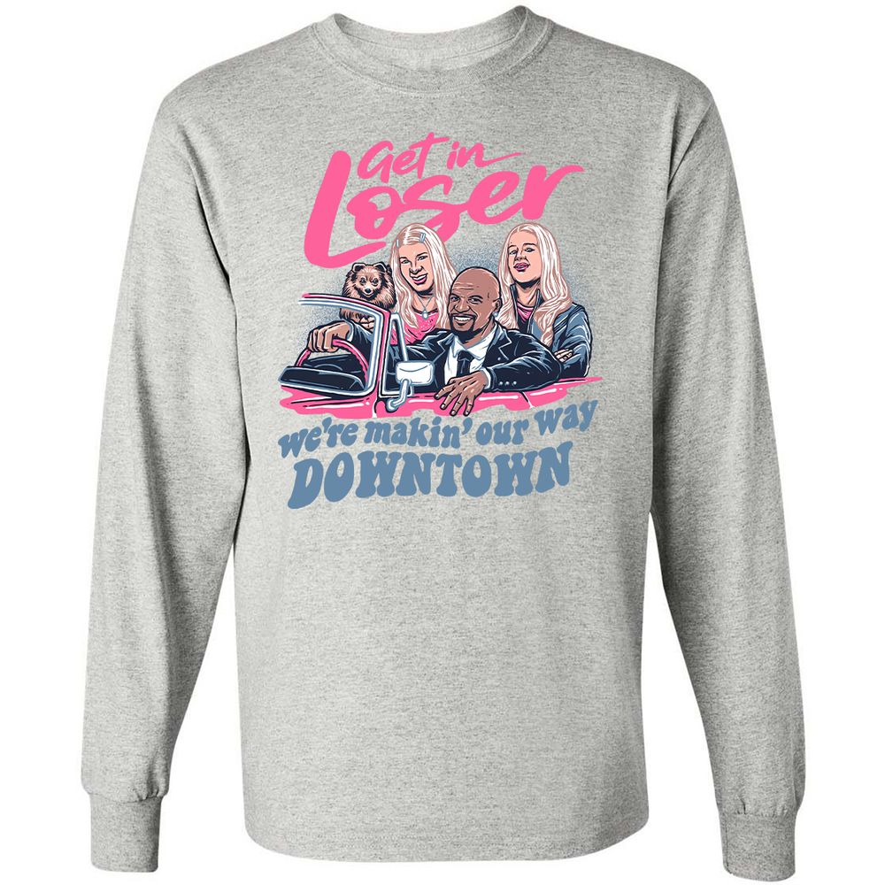 Long Sleeve T-Shirt - F67UBF3V - Ash - 7