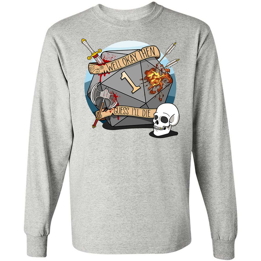 Long Sleeve T-Shirt - Q38URSL3 - Ash - 7