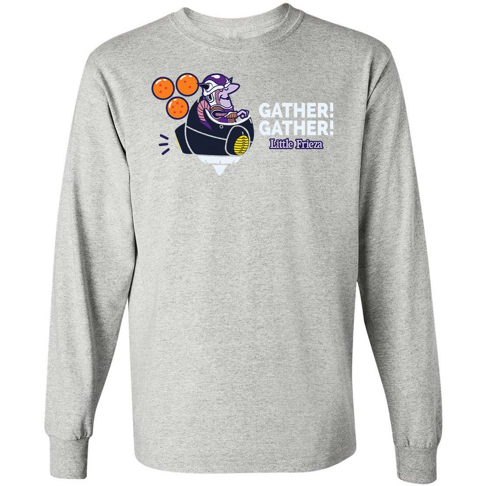 Long Sleeve T-Shirt - HQMJFDCV - Ash - 7