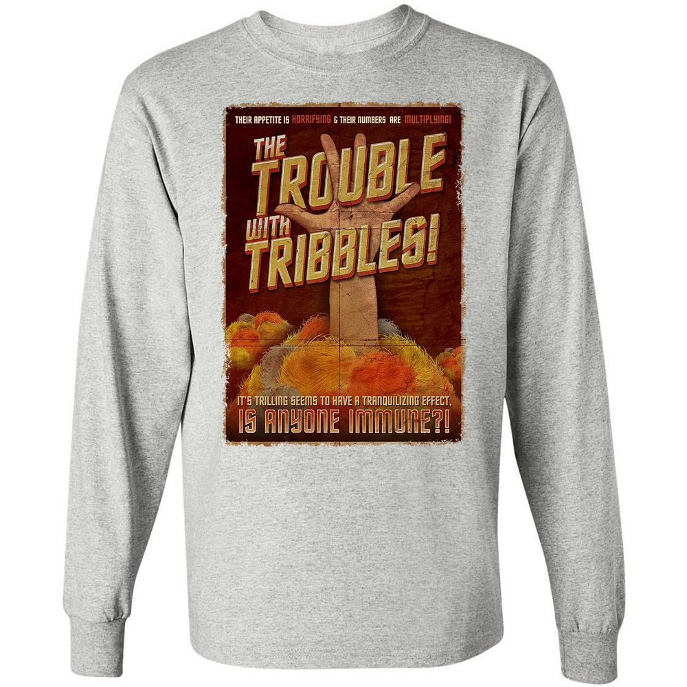 Long Sleeve T-Shirt - 3ZDMFY65 - Ash - 7