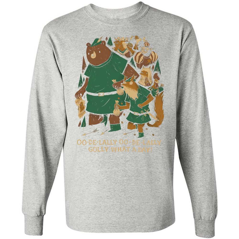 Long Sleeve T-Shirt - 7QNDZFWP - Ash - 7