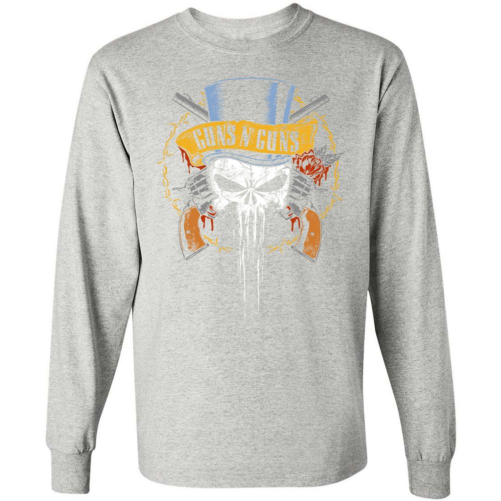 Long Sleeve T-Shirt - 54VQEY7G - Ash - 7