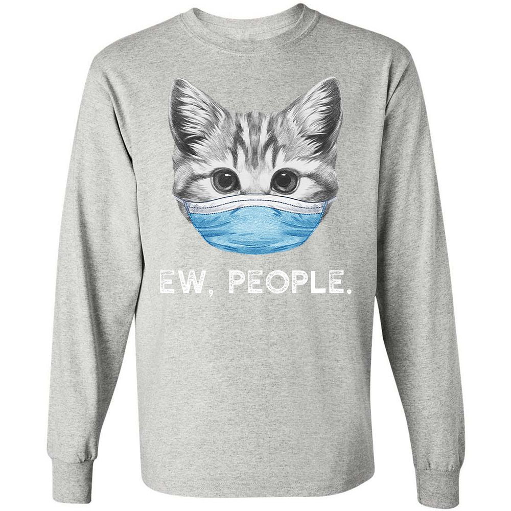 Long Sleeve T-Shirt - S72ZJ4BN - Ash - 7