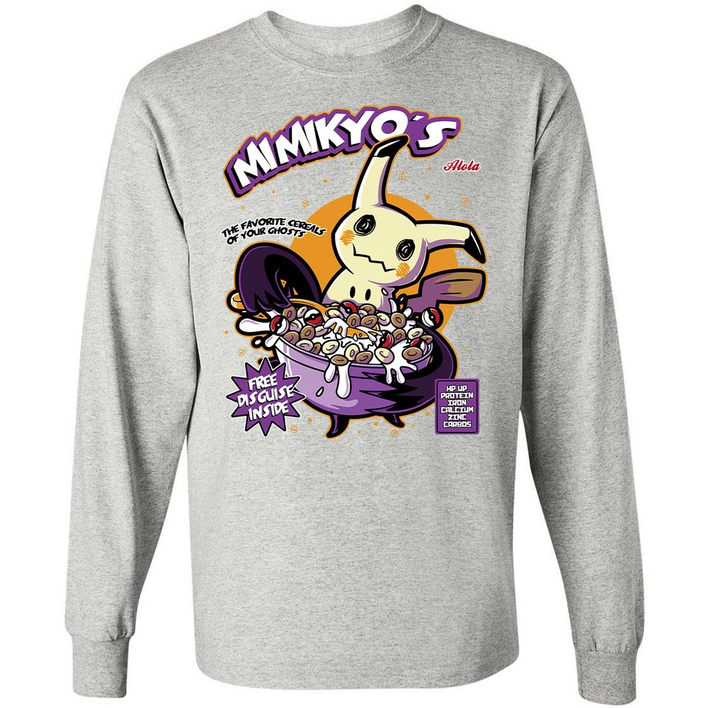 Long Sleeve T-Shirt - RHCYQUJY - Ash - 7