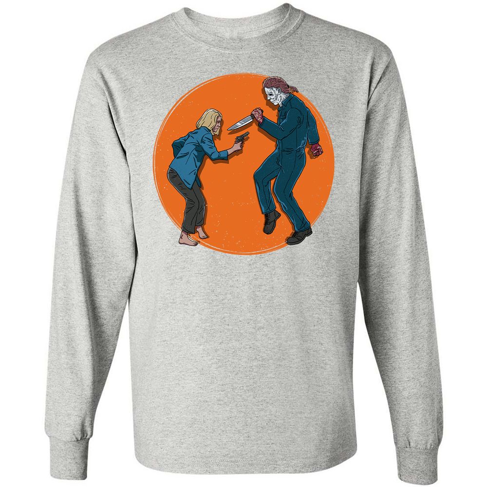 Long Sleeve T-Shirt - EHH8PYJQ - Ash - 7