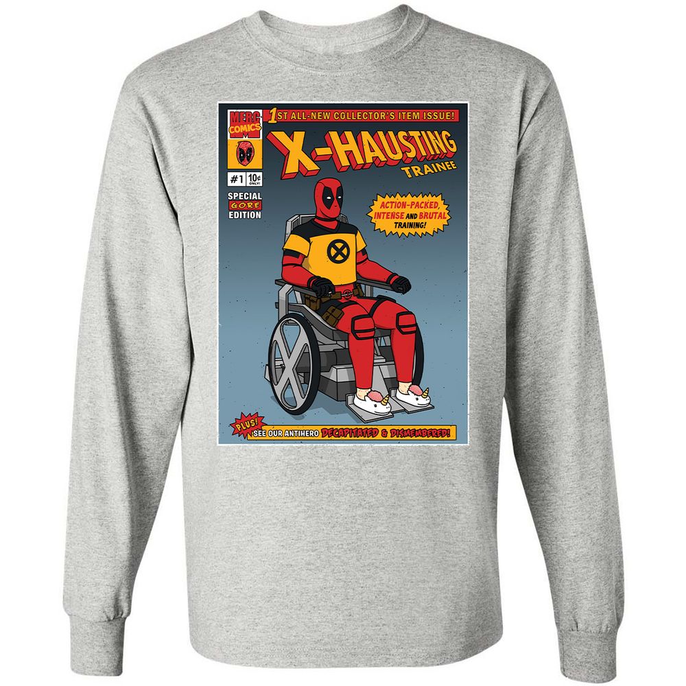 Long Sleeve T-Shirt - NWHKGTDN - Ash - 7