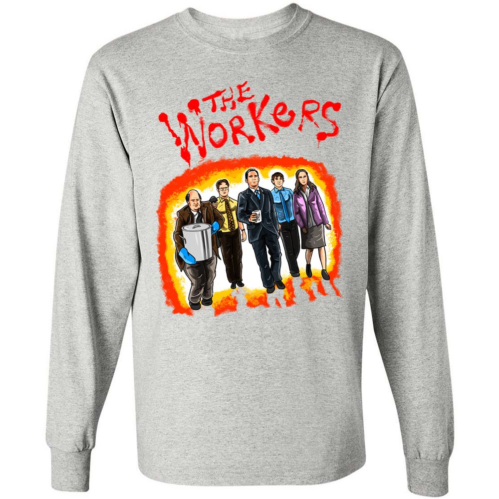 Long Sleeve T-Shirt - 4GGLNRB1 - Ash - 7