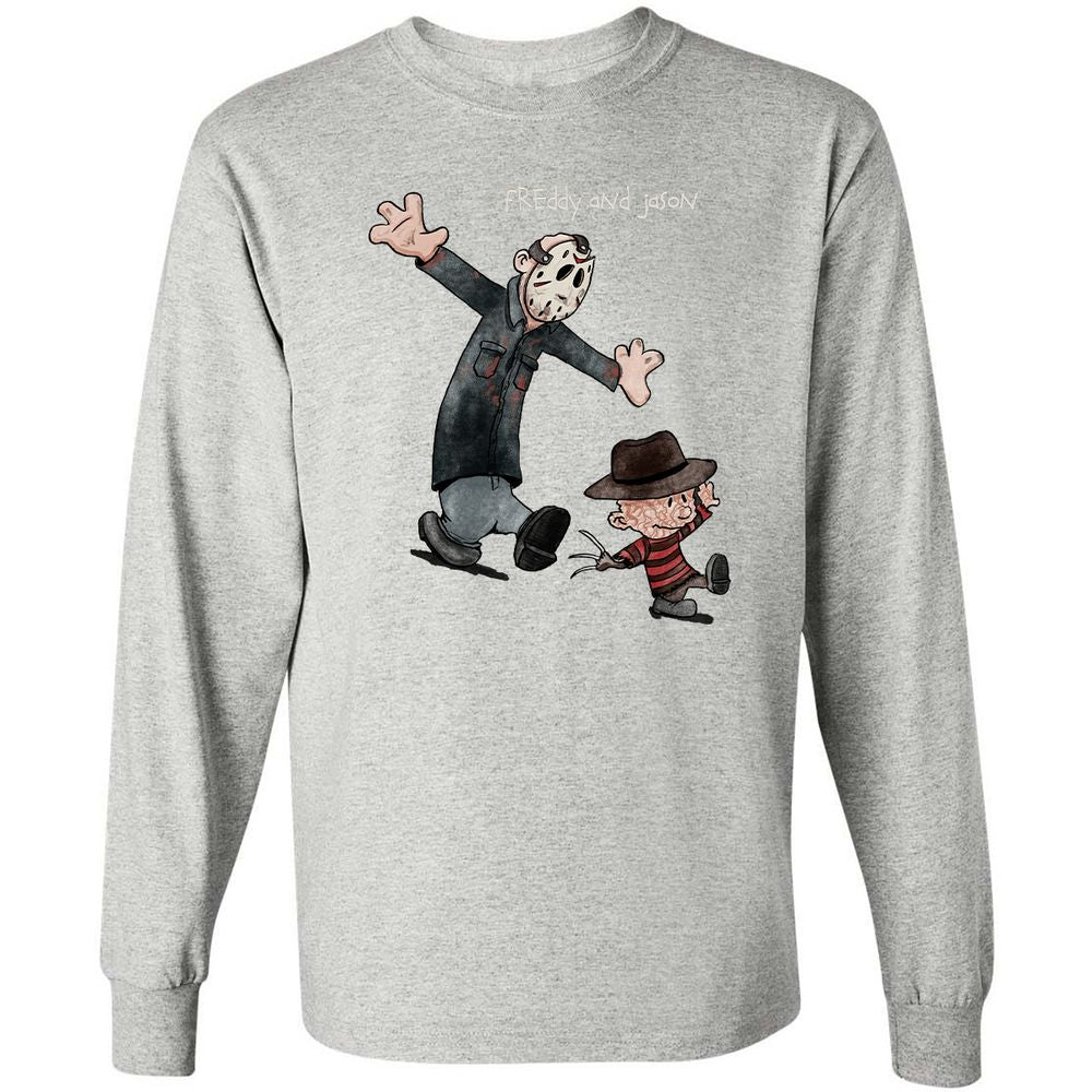 Long Sleeve T-Shirt - B6T3XTSK - Ash - 7