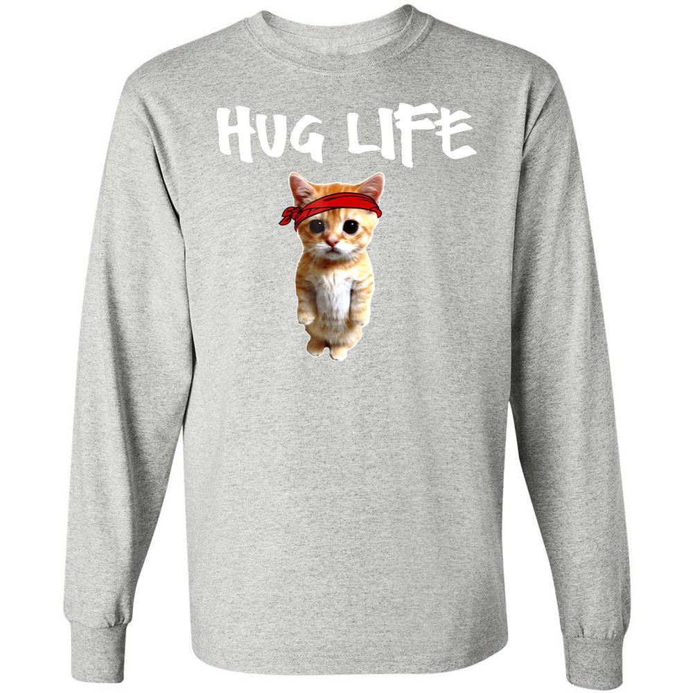 Long Sleeve T-Shirt - Q2UHG16T - Ash - 7