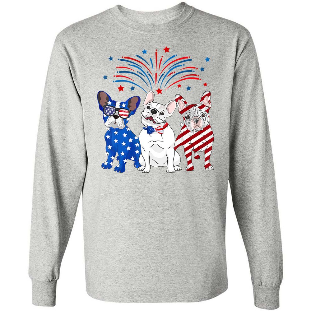 Long Sleeve T-Shirt - E1NH9ZYW - Ash - 7