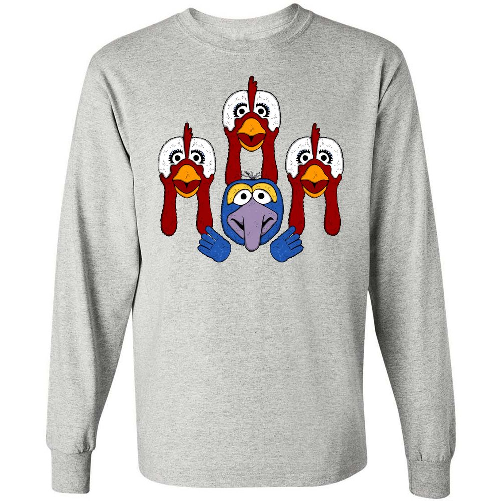 Long Sleeve T-Shirt - GHR588FQ - Ash - 7