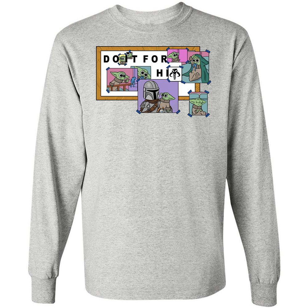 Long Sleeve T-Shirt - UGHQRCDP - Ash - 7