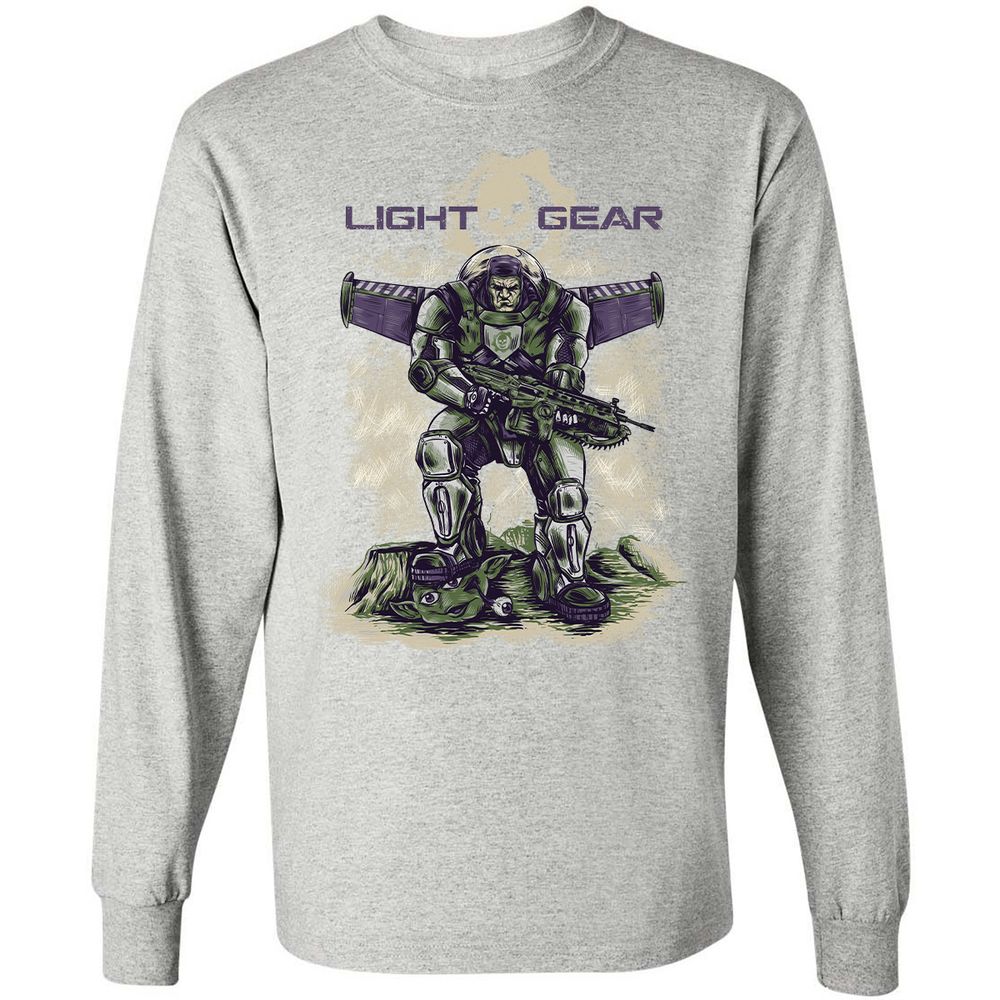 Long Sleeve T-Shirt - WY4VSENR - Ash - 7