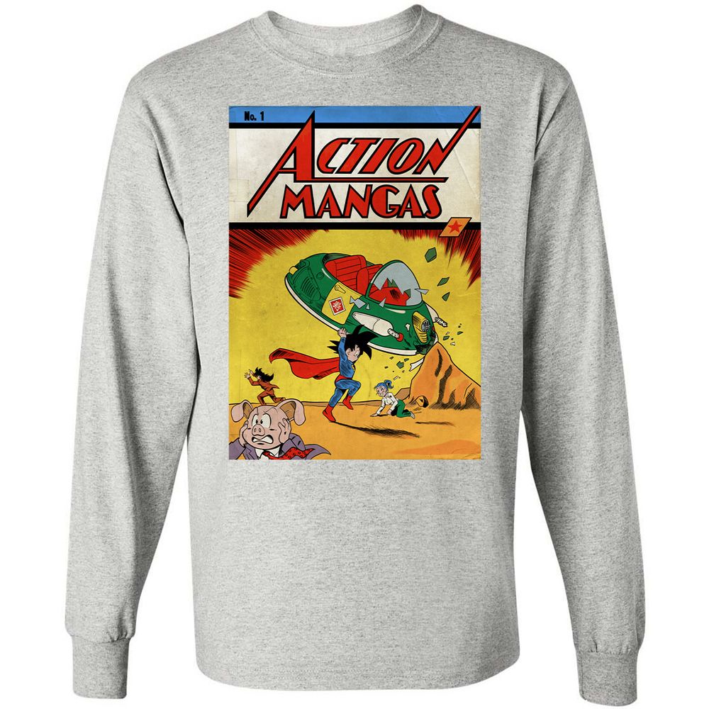 Long Sleeve T-Shirt - 6WM9RLBL - Ash - 7