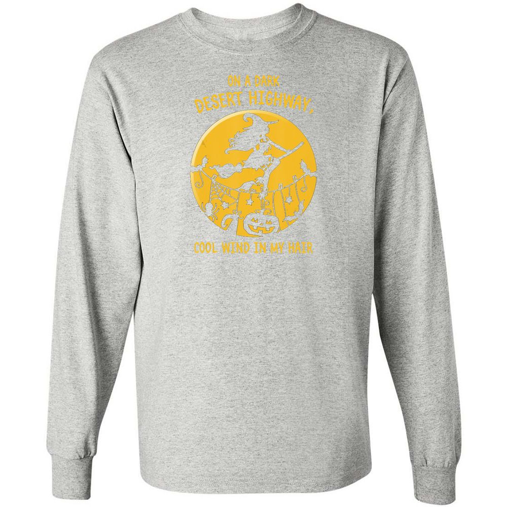 Long Sleeve T-Shirt - WENM854U - Ash - 7